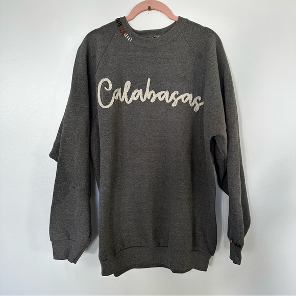 Hand Embroidered Vintage Crew - Calabasas - Picture 6 of 7
